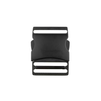 Metall-Steckschloß Schwarz 4 cm Breite